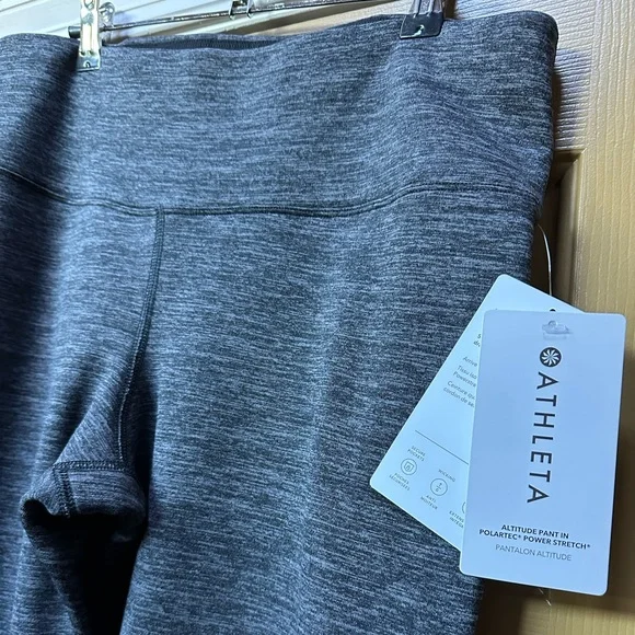 NWT Athleta Altitude Pants - Polartec Power Stretch - Picture 2 of 13